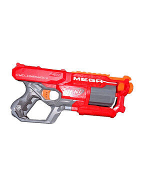 Nerf N-Strike Elite Mega CycloneShock Blaster Toy Gun - Red and Gray
